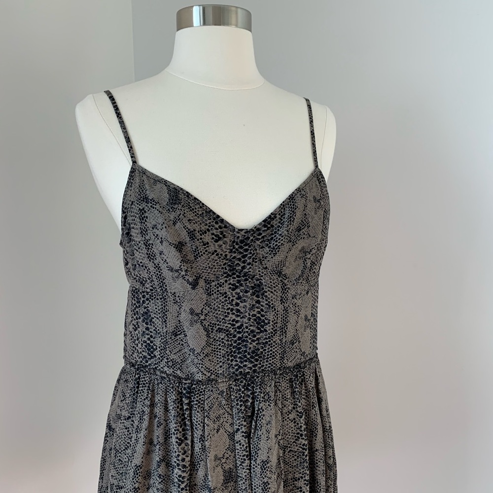 Aritzia Wilfred Python Snake Print Silk Dress - image 3